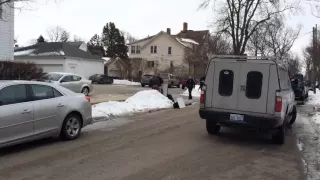 Scene Where Bay City Police Officer Shot