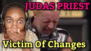 African Girl First Time Hearing JUDAS PRIEST - Victim of Changes | REACTION