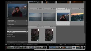 Интерфейс модуля обработки Adobe Lightroom