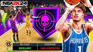 MY 6'6 "2-WAY 3PT THREAT" BUILD is PROBLEM has REC PLAYERS TERRIFIED in NBA 2K24!