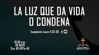 La luz que da vida o condena | Lucas 11:33-36