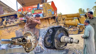 How to Caterpillar BullDozar Final Drive Assembling  Dozer D8K Final Drive Oil Seal Replacement