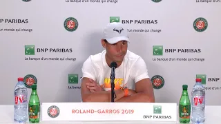 Rafael Nadal Press conference / R3 RG 2019