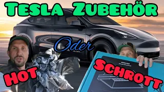 Lauter neue Gadjets und Zubehörteile für deinen Tesla im Test #Modely #haloblk