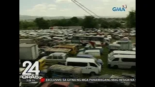 24 Oras: Mga inabandonang sasakyan na hinatak ng MMDA, patong-patong na sa impounding area