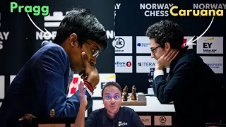 Praggnanandhaa grinds down world no.2 Fabiano Caruana | Norway Chess 2024