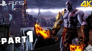 GOD OF WAR 3 Remastered Gameplay Walkthrough Part 1 [4K 60FPS PS5] - No Commentary