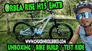 New Bike Day Unboxing, Building and Test Ride | ORBEA RISE H15 eMTB | #fyp #youtuber