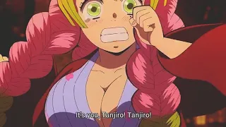 Tanjiro Meet Mitsuri Kanroji | Mitsuri has been ignored  | Demon Slayer Swordsmith Arc Episode 1