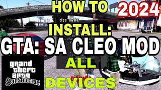 How To Install Cleo Cheats For GTA San Andreas | Support All Android Devices (2024)