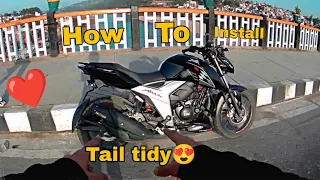 TailTidy installed || How to install Tailtidy || Apache rtr || #trending #biker #roadrage #offroad