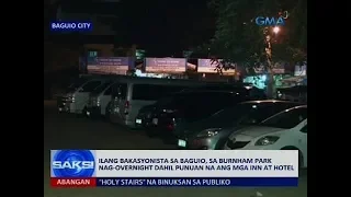 Saksi: Ilang bakasyonista sa Baguio, sa Burnham Park nag-overnight dahil punuan...