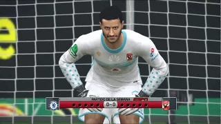 ضربات الجزاء الاهلي وتشيلسي تعليق رؤوف خليف |  pes 2017