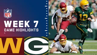 Washington Football Team vs. Packers Week 7 Highlights | NFL 2021