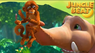 Tickle Munki | Jungle Beat Español | Video para niños