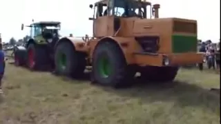 Немецкий трактор Джон Дир против К 700 Мощь