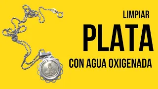 Como limpiar plata con agua oxigenada / como limpiar plata con peróxido de hidrógeno