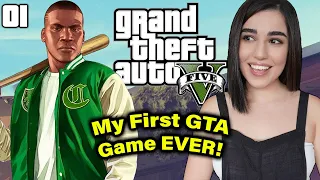 1st Time Playing a GTA Game EVER | Grand Theft Auto V FIRST Playthrough |EP1