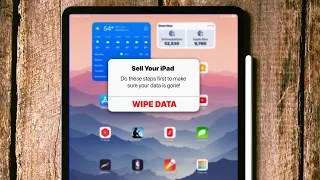 How to ERASE iPad before Selling 2024 - Factory Reset / Restore Your iPad