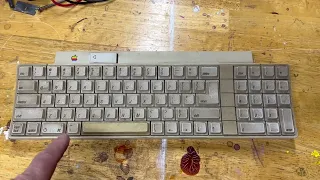 Apple IIgs keyboard - cosmetic restoration