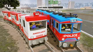 Lego Thief Police Cartoon Episode 08 - thief train cartoon - Choo choo train kids videos