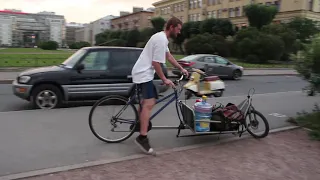 Cargo bike from Mechanics SPB / Грузовой велосипед от веломастерской Механики