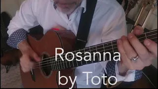 Rosanna - Toto - Fingerstyle Acoustic Guitar Cover by Sean Harkness