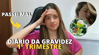 MEU 1º TRIMESTRE DE GRAVIDEZ | PASSEI MUITO MAL 🤢 - Estefane Eduarda