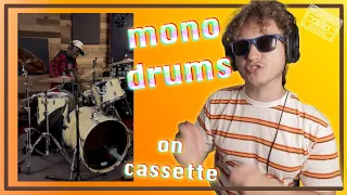 Recording and Mixing Mono Drums on Cassette Portastudio