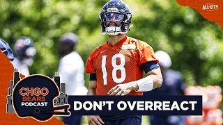 DON'T OVERREACT! It Was Just One Bad Practice for Caleb Williams | CHGO Bears Podcast