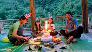Finishing the Railing, Cleaning the Balcony, Happy Birthday Daughter | Family Farm