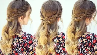 Half Up French Braid Hairstyle | Braidsandstyles12