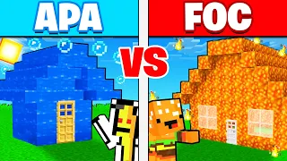 CONCURS DE BAZA SECURIZATA *APA* vs *FOC* in MINECRAFT cu Mariusica!