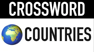 Crossword Puzzles with Answers #8 (13 Countries of the World) | Guess the Country Trivia Quiz