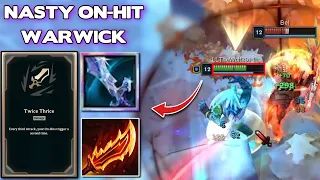 This Augment Makes On-Hit Warwick INSANE | Arena Warwick