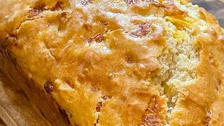 Easy Cheesy Beer Bread #viral #foryou #youtubeshorts #shorts #bread #beer @dosequis @DosEquisMx