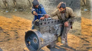 Restoration of Cummins Diesel Engine || Rebuilding Cummins Engine