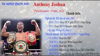 Sự nghiệp Quyền Anh của Anthony Joshua |Phần 1| [CNAT]