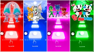 Trolls 🆚 Tom&Jerry 🆚 Pj Masks 🆚Cuphead Hop EDM Rush