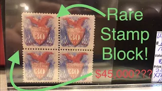 Rare Stamp Block! $45,000???