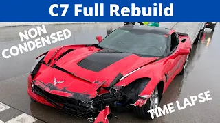 C7 Corvette Stingray Rebuild Time Lapse (Full Version)