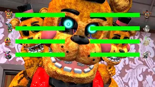 [SFM FNaF] Security Breach Ruin vs Mystery Healthbars