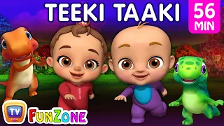 Teeki Taaki Action Song | Popular 3D Nursery Rhymes & Baby Songs for Babies | ChuChu TV Funzone