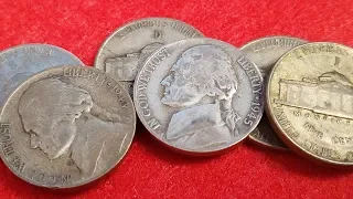 MONEDA DE 5 CENTAVOS USA (35% PLATA)  JEFFERSON WAR NICKELS "VALOR, CARACTERISTICAS Y ERRORES"