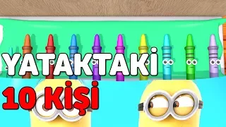 Yataktaki 10 Kişi - Yepyeni Çocuk Şarkısı | Akıllı Bıdık