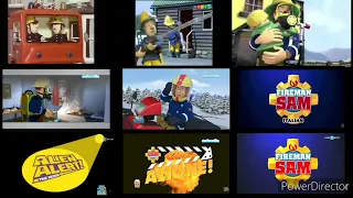 Fireman Sam all Italian intro's mashup