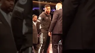 Anthony Joshua insane face off😱😱🔥🥊️ #boxing