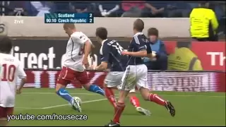 Skotsko vs. Česko (EURO 2012 kvalifikace) - obsáhlý sestřih všech šancí