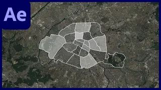 Mapping Paris in Adobe After Effects with GEOlayers 3