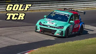 VW Golf TCR | flybys, light backfire & race action | 2018-2022